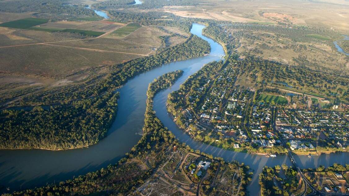 The confluence of the Murray and Darling Rivers, Wentworth NSW. Supplied picture