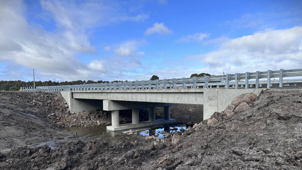 The opening of the new bridge on Beaufort-Carngham Road, Mena Park, caps off an extensive bridge revitalisation program in Pyrenees shire. Picture supplied by Pyrenees Shire 