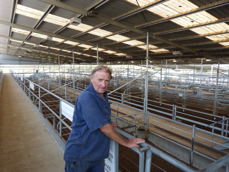 SALEYARDS: East Gippsland Livestock Exchange manager Mal Leys says keeping the lines of communication open is the key to smooth operations at Bairnsdale. Photo by Peter Kostos.