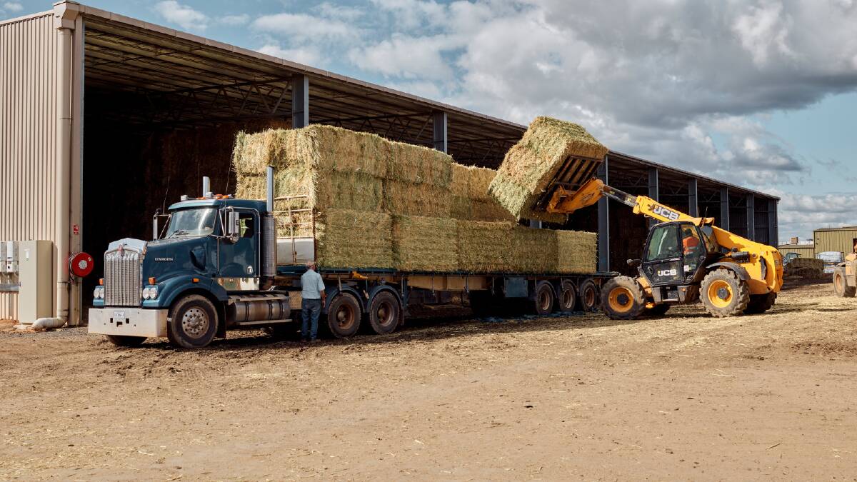OATEN HAY: Plans for a hay export plant at Ouyen would mirror the one already being run by JC Tanloden at Epsom and Raywood.