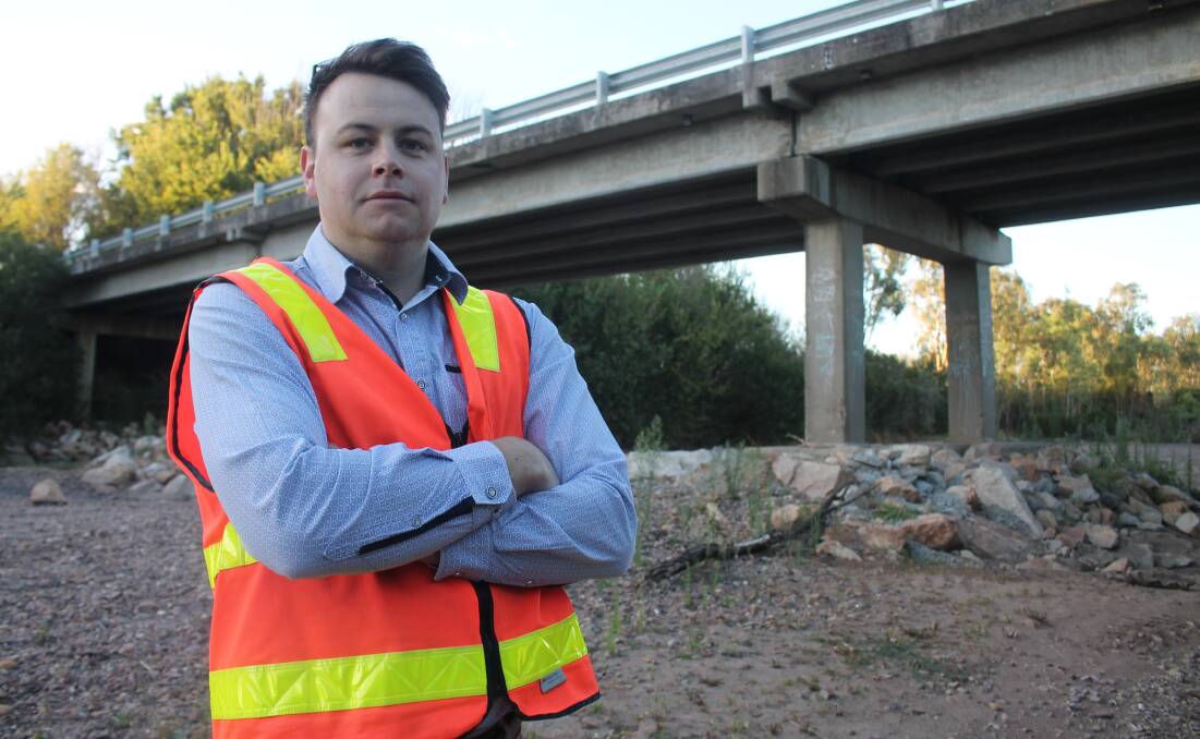 Wellington Shire Built Environment acting manager Zac Elliman says the council will now have to reapply for funding to upgrade the bridge. Picture by Philippe Perez.
