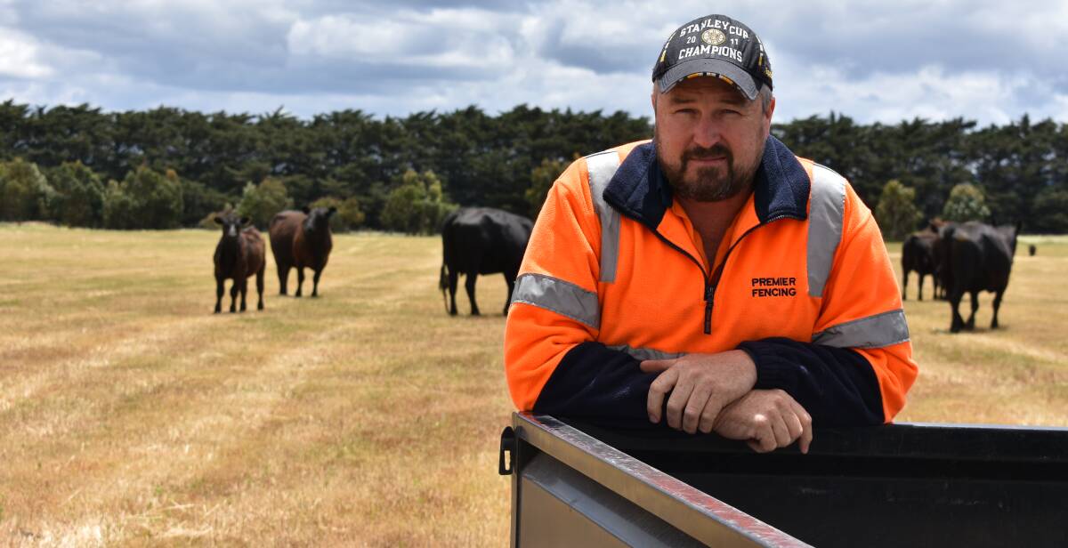 QUIET CATTLE: Luke Mullane, Ballan, says the family has been turning off weaners for the annual Nutrien Ballarat sale since it started more than four decades ago.