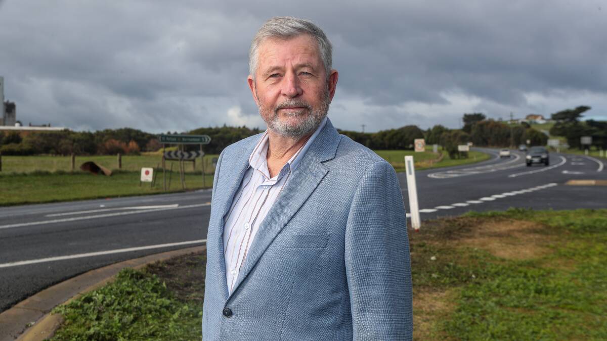 ROAD WOES: Princes Highway Action Alliance spokesperson Stephen Lucas, said there had been a number of federal funding announcements, totalling $140 million, in the last two years.