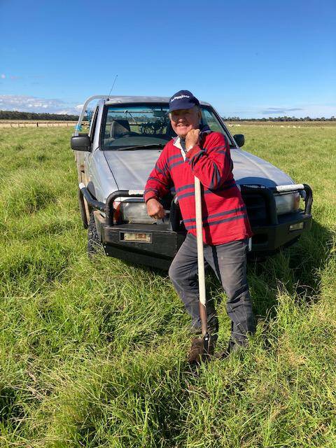 GREAT CONDITIONS: While some of his paddocks are flooded, Bairnsdale sheep producer David Mitchell says the rain will be a boon for pastures.