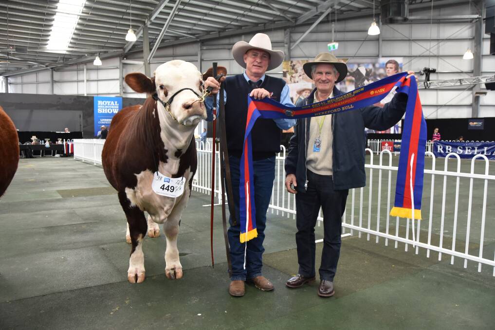 Royal Melbourne Show Hereford winners.