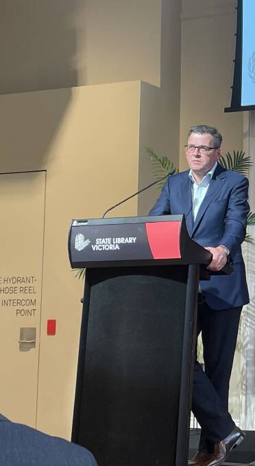 Premier Daniel Andrews has warned Victorians to be prepared for wild and wet weather, about to hit the state. Picture by Joely Mitchell
