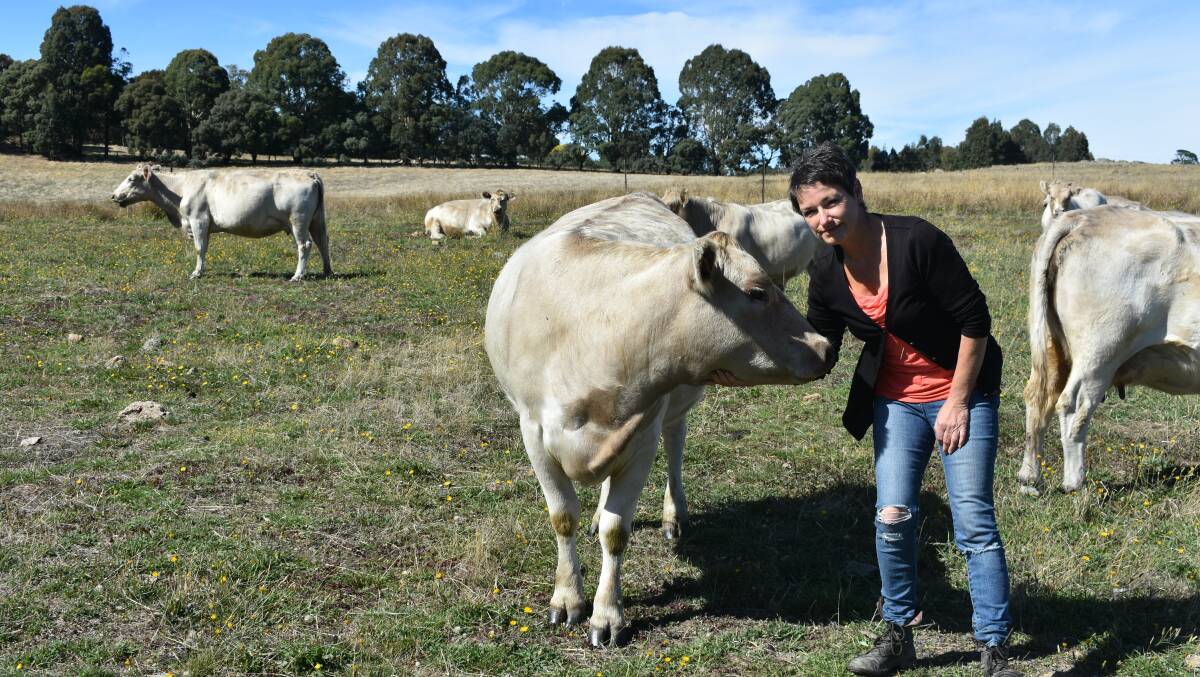 SMALL PRODUCERS: Miramonte Farm, Strathbogie, co-owner Sue Jones is one of a number of small producers who have had difficulty in getting stock processed.