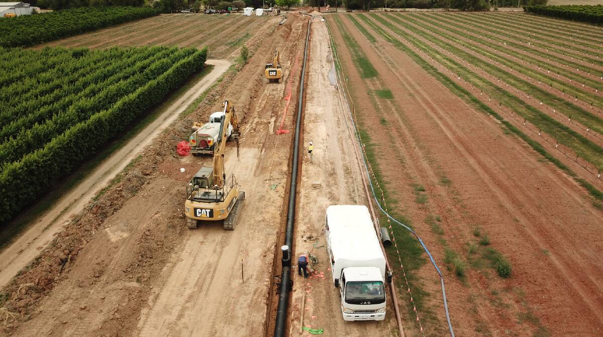 Works continue on Connections during irrigation season