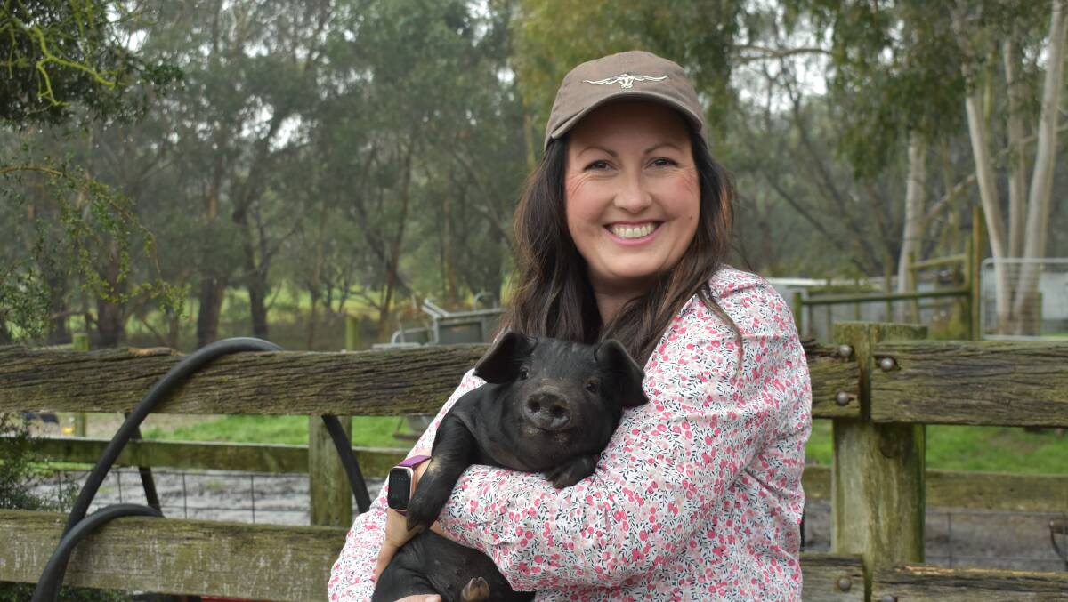 LITTLE SUPPORT: Sally Willis, Yarra Valley Free Range Pork, Macclesfield, is concerned the state government isn't backing small farmers on the outskirts of Melbourne.