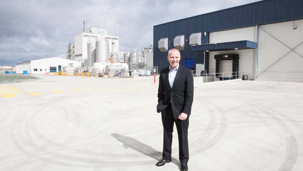 OPENING PRICE: René Dedoncker, Fonterra Australia managing director, said the price reflected what the company could earn in the market, as it continued to optimise its assets.