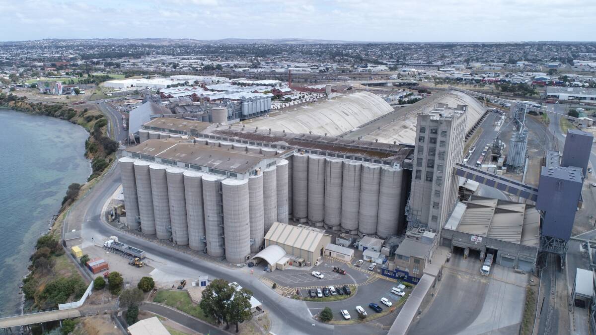 The Graincorp site at Geelong. Picture supplied