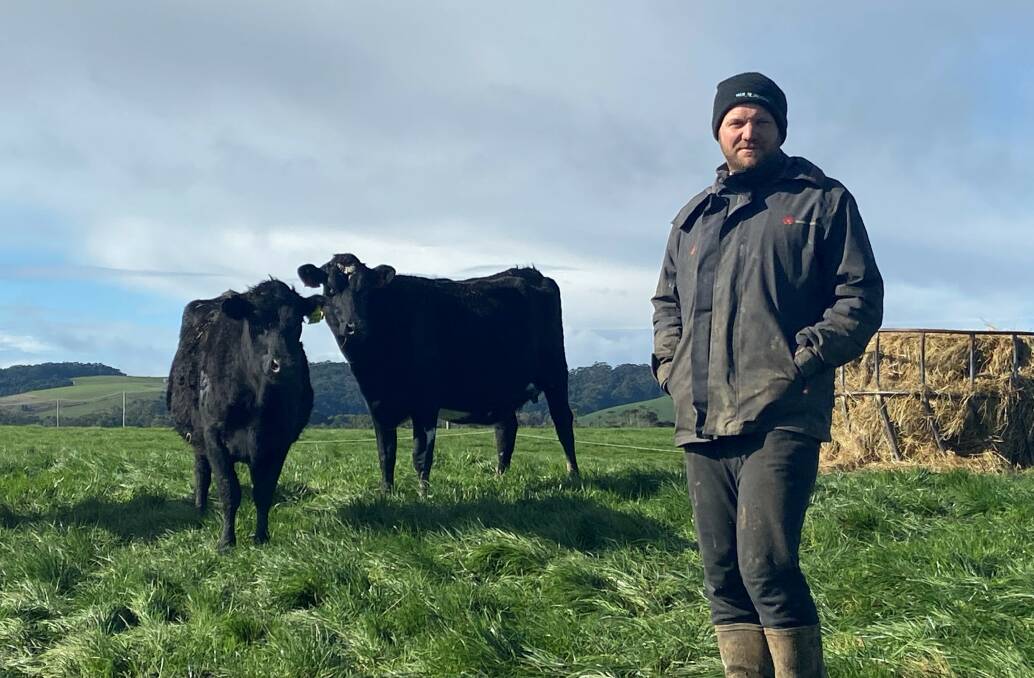 CONFIDENCE BOOST: Dairy farmers, like Cody Korpershoek, are among the most confident primary producers in Tasmania. More than 82 per cent expect conditions to improve over the year ahead.