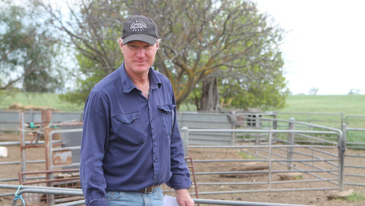 CAUTIOUS OPTIMISM: Geoff Davies, Goorambat, says he's hopeful abattoir shutdowns will be lifted in time for the spring lambing flush.