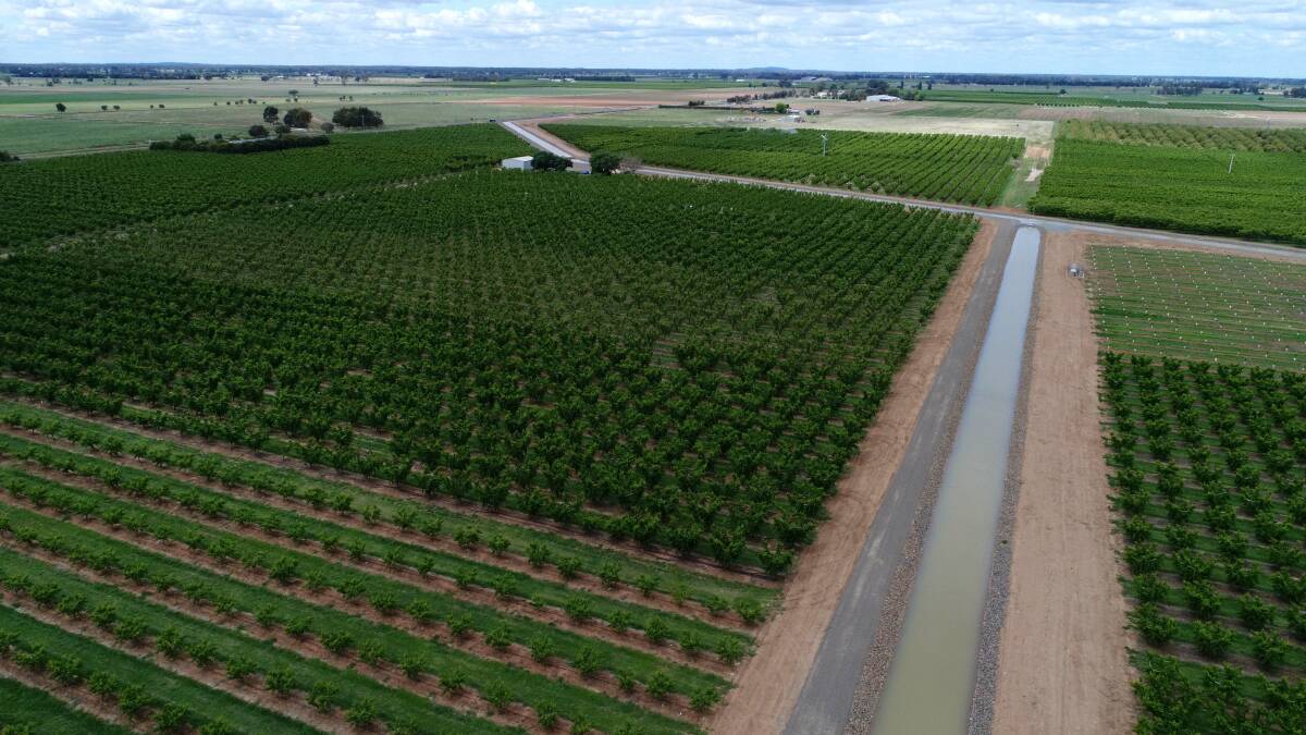 One of the irrigation channels, upgraded under Connections. Picture supplied