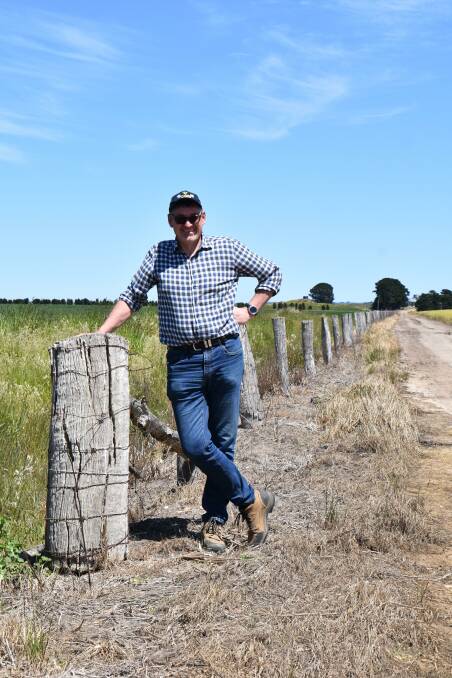 INNOVATIVE FARMER: Inverleigh sheep producer Martin Clark says he's applying the lessons learned in producing pigs to challenge historical beliefs about sheep breeding.