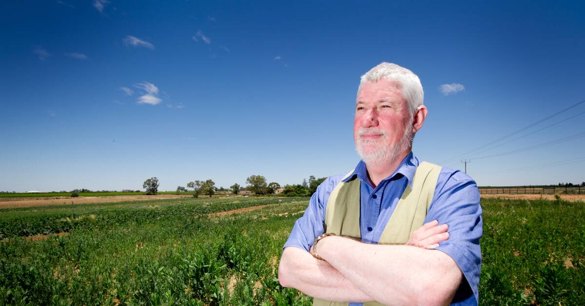 IRRIGATION CONCERNS: Mildura irrigator Jim Belbin has concerns about the roll out the Sunraysia Modernisation Project 2. PHOTO: Carmel Zaccone, Sunraysia Daily.