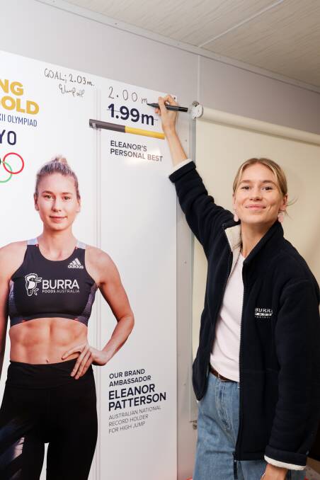 BURRA GOLD: The former Commonwealth champion produced a stunning career best and equaled the Australian record of 2.02 meters to win the gold medal.
