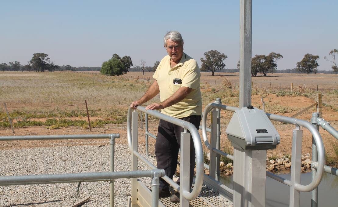 IRRIGATION CONCERNS: Fernihurst mixed farmer Ken Pattison said he was seeking answers over what appeared to be faulty technology. Photo: Andrew Miller.