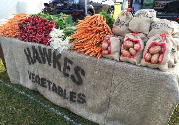 PENINSULA PRODUCER: Richard Hawkes, Hawkes Farm, grows potatoes, spring onions, carrots, sweet corn, radish, parsley and strawberries on 52 hectares at Boneo on the Mornington Peninsula.