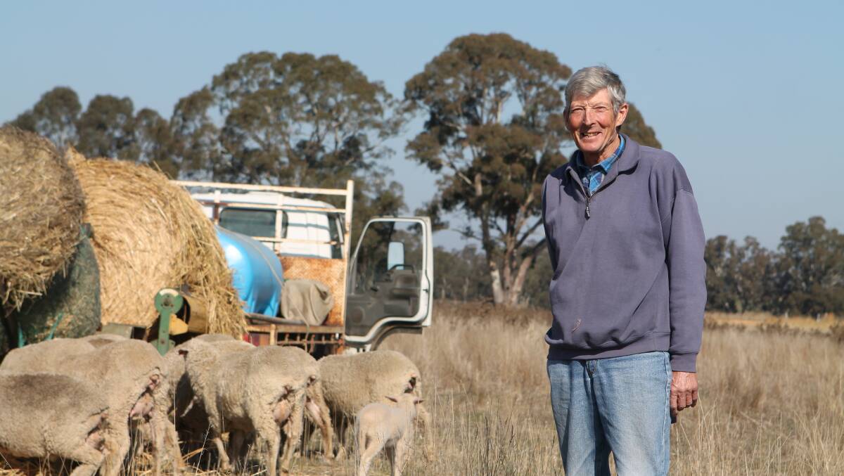 VACCINATION AND INFORMATION: Joel South, Victoria, wool producer Howard Frampton said he believed vaccination and education needed to continue to be pushed, to beat Ovine Johne's Disease.