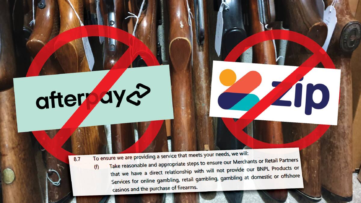 Buy now pay later providers refuse service to firearms industry