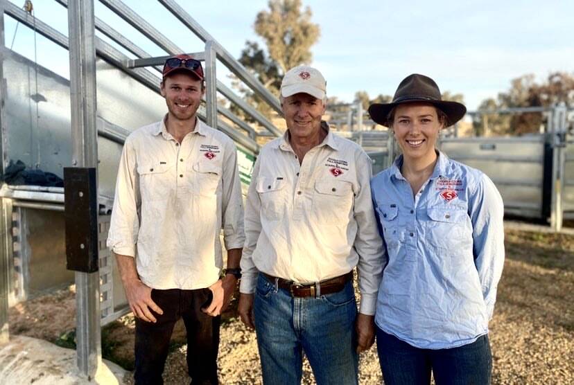 FAMILY BUSINESS: Adam, Daryl and Zoe Schipp's family will unroll the welcome mat for Stock & Land Beef Week visitors, who make their way to Glandore at Alfredtown, NSW, on January 27.