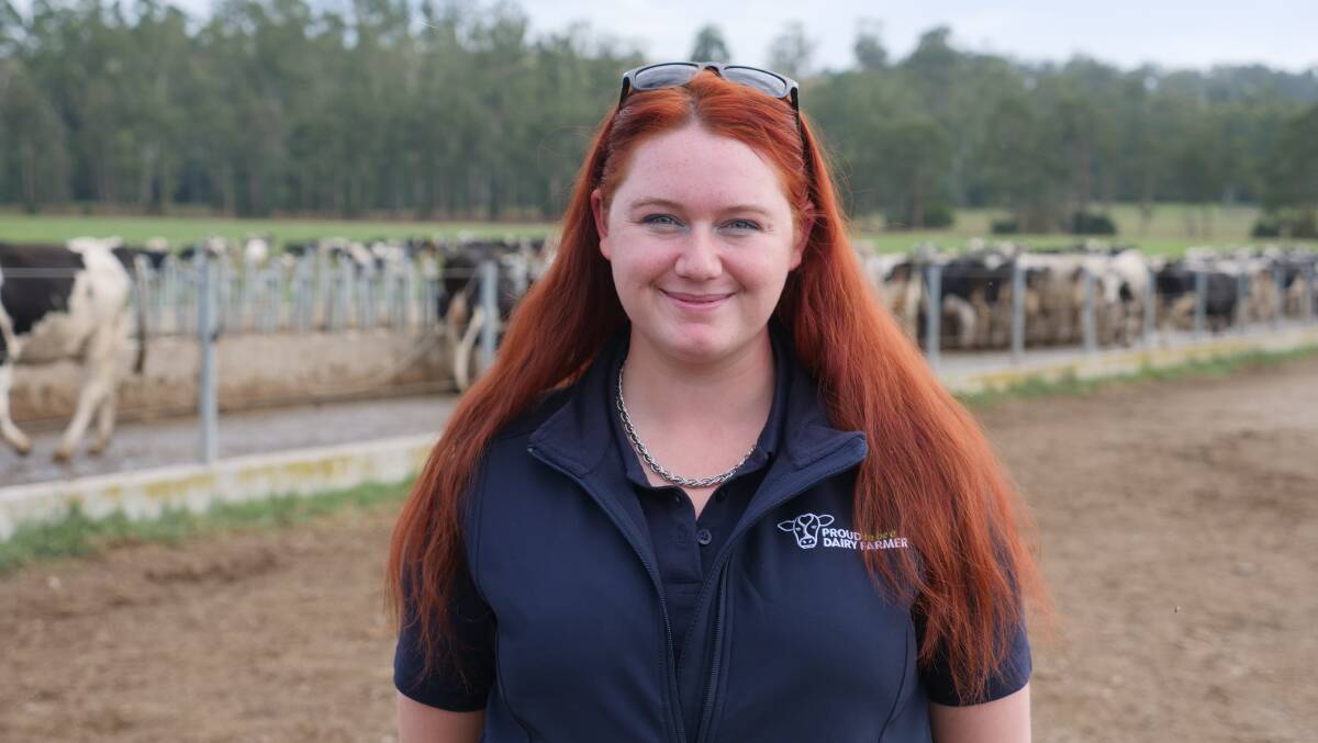Almira Dall travelled from Western Australia to join the Proud to be a Dairy Farmer program. Picture supplied