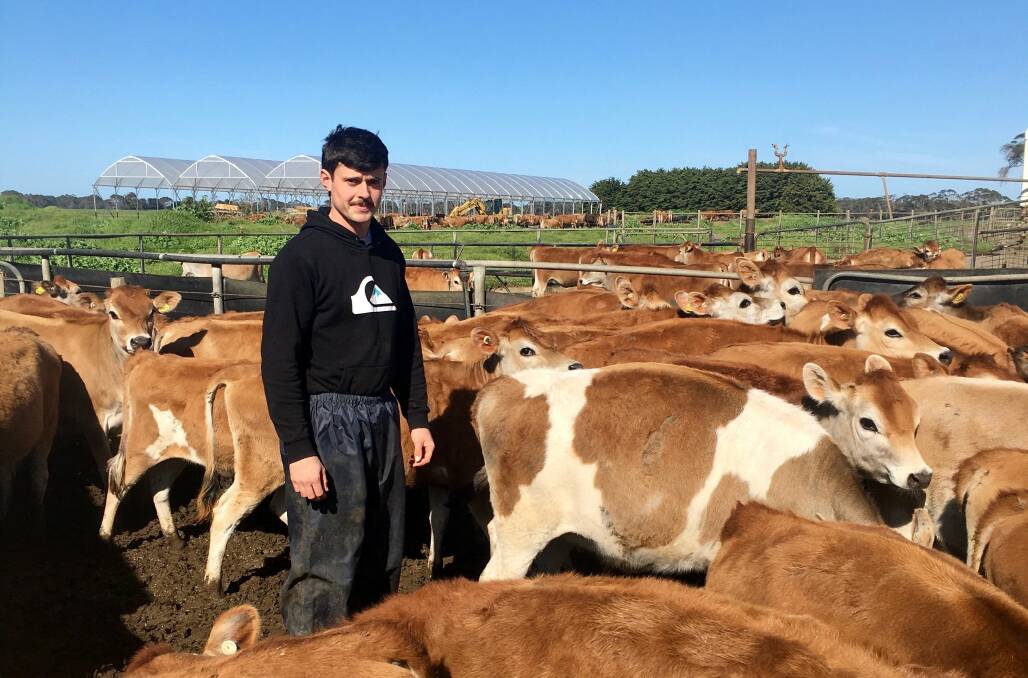 Nullawarre dairy farmer Sam Kermond participated in a study tour of New Zealand in 2022 supported by DemoDAIRY. Picture supplied by DemoDairy 