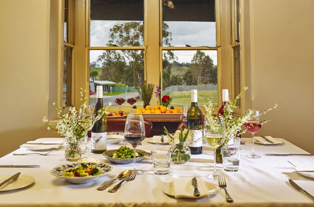 Fine feast: Seasonal lunches at Magnolia House feature pairings of local produce with Ros Ritchie wines. Photo by Jamie Durrant