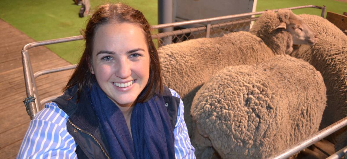 WINNER: LambEx 2014 Young Gun winner Caris Jones landed her current job as Sheep Genetics MERINOSELECT development officer following her win.