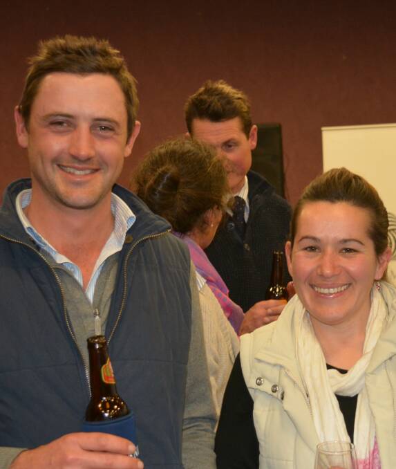Tom Hooke, Wanganella, NSW with Rachel Chirgwin, Maoora, SA.