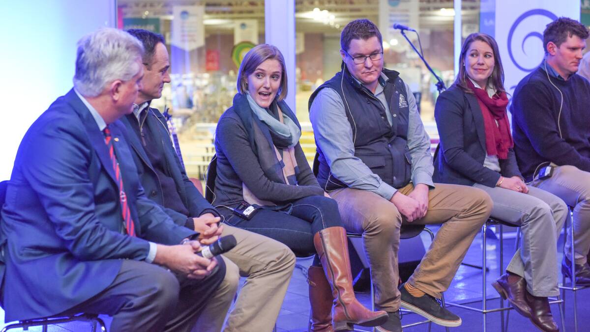 INDUSTRY MINDS: Six industry leaders joined forces to discuss the future for young people in ag as part of Stock & Land's New Breed forum, including Dr Newton.