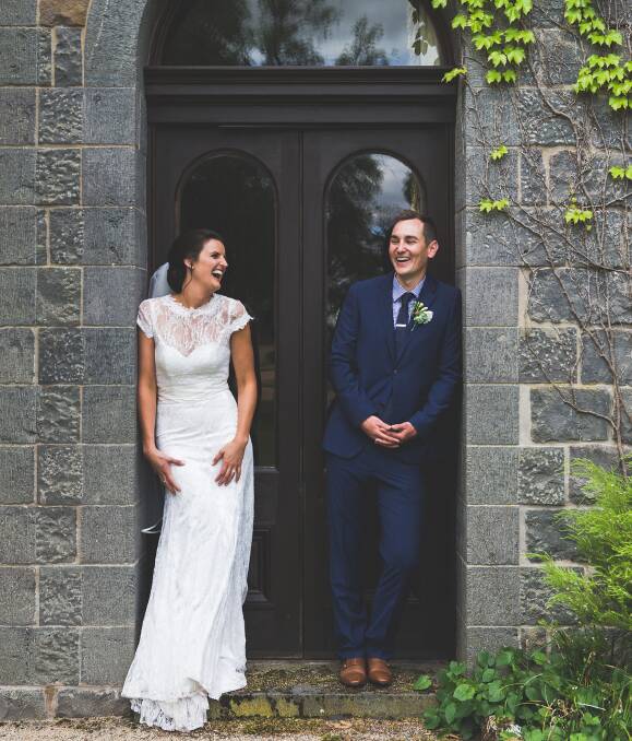 Signed and sealed: Stock & Land’s Annabelle Beale tied the knot with David Cleeland at iconic western district property, Chatsworth House. Photo: One Day Collective 