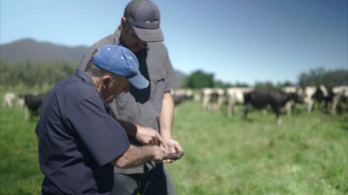 Scott McKillop uses the Alta Cow Watch system which has helped improve production on his Victorian dairy farm.