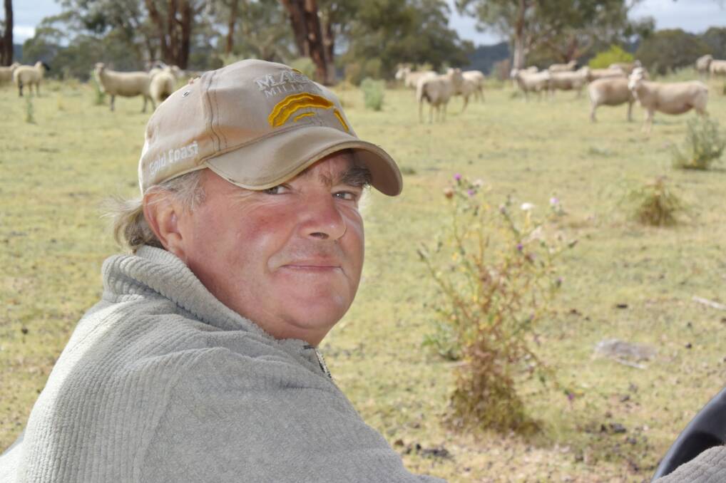 PASSION FOR QUALITY GENETICS: Camlea Charollais stud principal Kevin Feakins.
