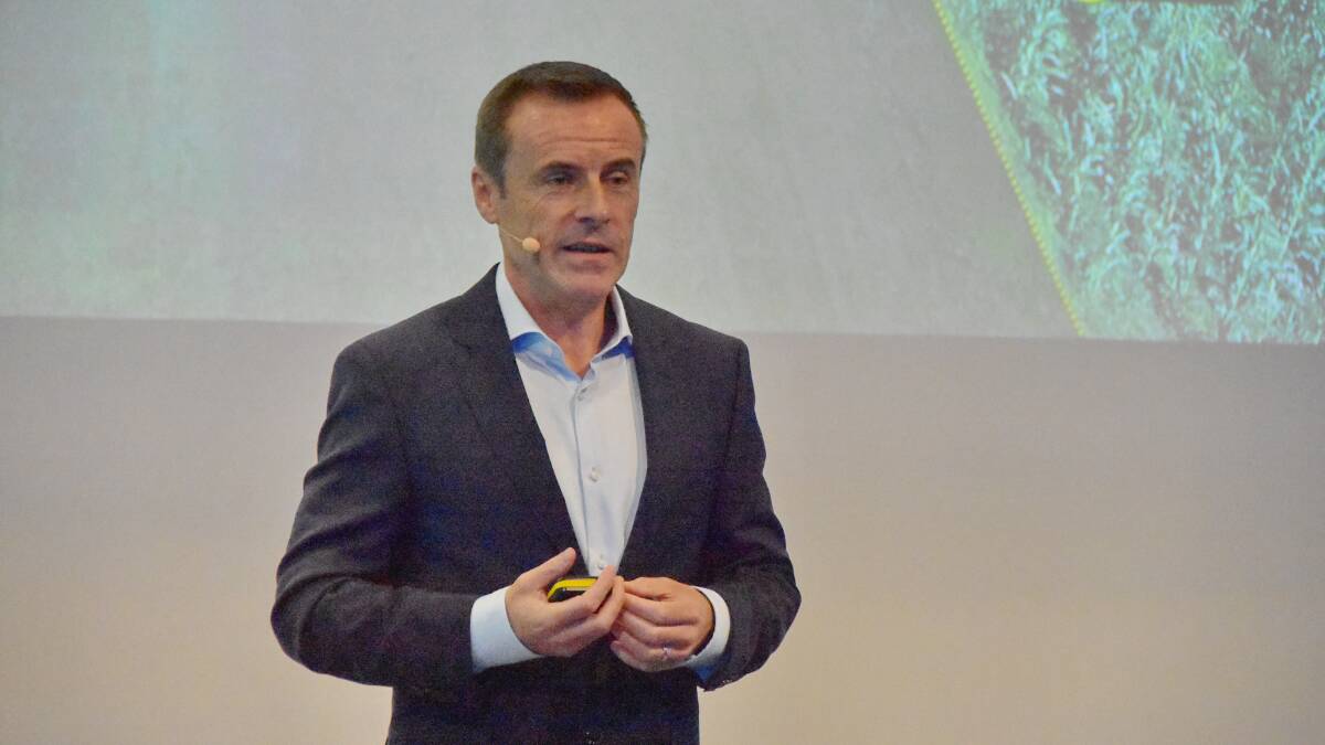 FUTURE: Bayer Crop Science division president, Liam Condon,says the long-term success of Crop Science lay not in selling more products but in providing farmers with personalised solutions.