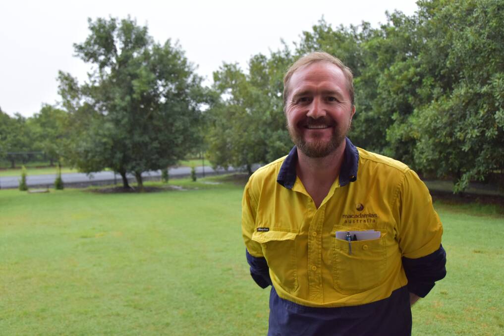 FLOW: Macadamias Australia grower technical manager Rohan Orford, Bundaberg, says a focus on utilising data to make informed decisions has helped the business improve and maintain nut quality. 