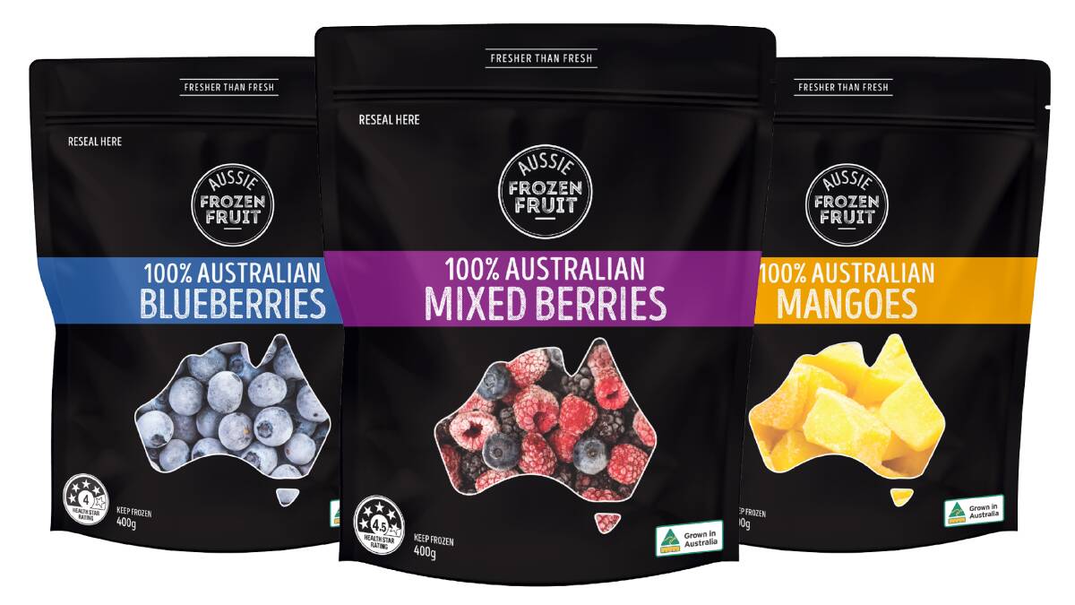 OUT: Aussie Frozen Fruit has launched into Woolworths stores nationally, using only Australian-grown fruit. 