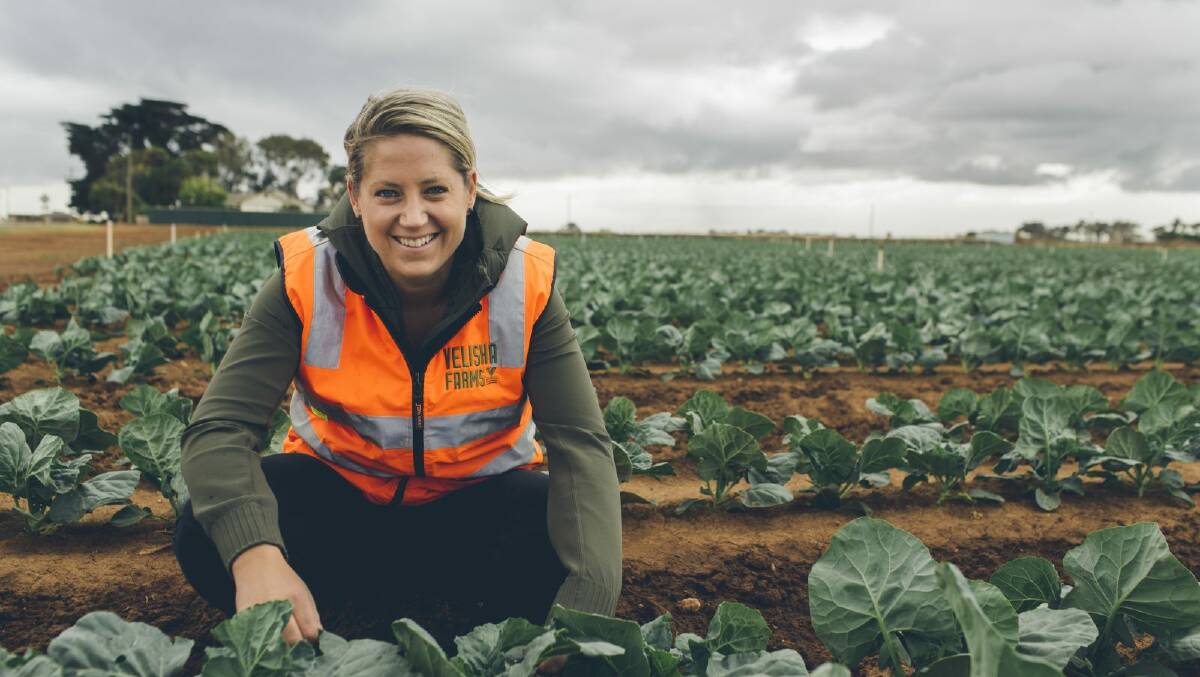 ROLE: Velisha Farms CEO, Catherine Velisha, says vegetable growers know they are contributing to the health and well-being of Australian kids. 