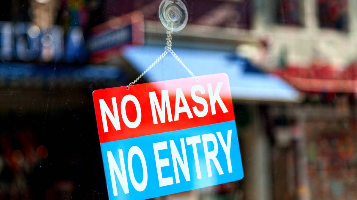 Masks will once again be required in secondary schools and workplaces from midnight on Wednesday. 