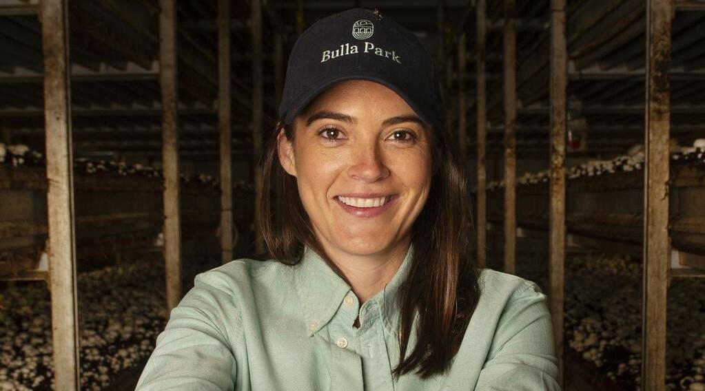 BUCKING THE TREND: Australia's largest organic mushroom farm CEO Georgia Beattie will talk at a Port Campbell event promoting female industry leaders.
