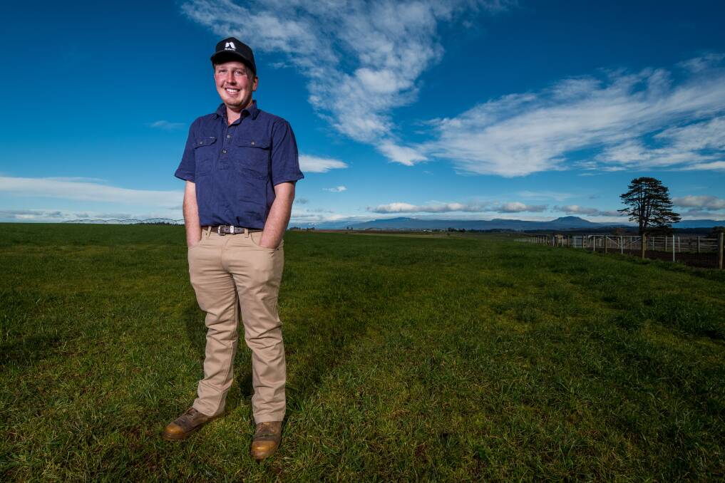 LOOKING TO THE FUTURE: Nicholas Eyles' family has adopted innovative farming practices to improve sustainability and cut costs.