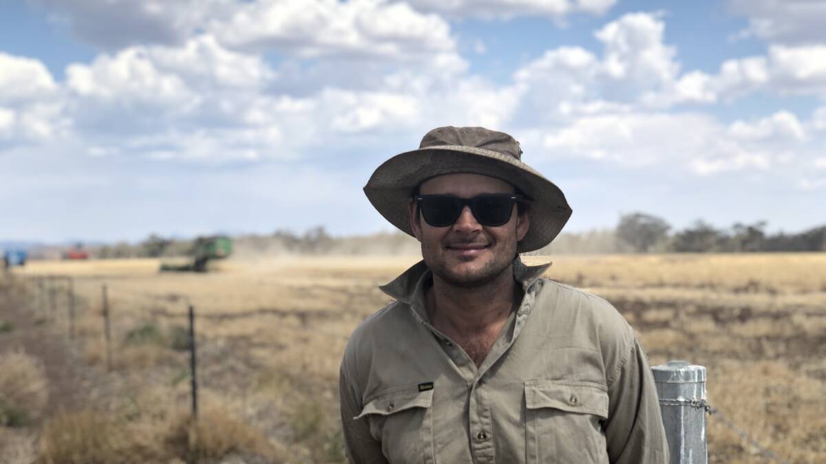 PROOF IN THE PUDDING: Drone weed mapping and conservation farming methods helped Tony Single harvest a successful wheat crop last year despite receiving no effective in-crop rainfall. 