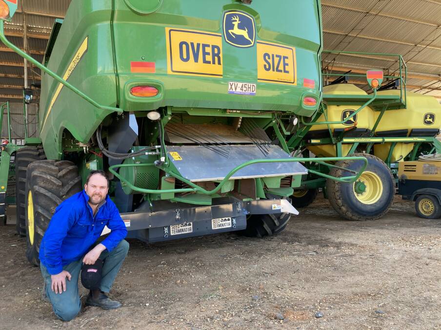 NEW TEAM MEMBER: Ned Jeffery has joined the Seed Terminator team and will be based in Seymour, Victoria.
