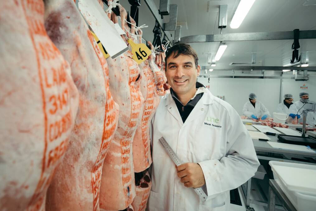 DOCTOR OF MEASUREMENT: Pete McGilchrist from New England University says a number of new technologies are being investigated in the race to develop objective measurement of intramuscular fat (marbling) in lamb carcases. 