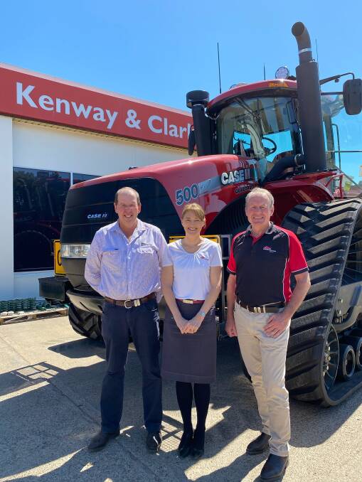 EXPANSION MINDED: Kenway & Clark owners, from left, James Fowles, Gemille Hayes and Peter Burey.