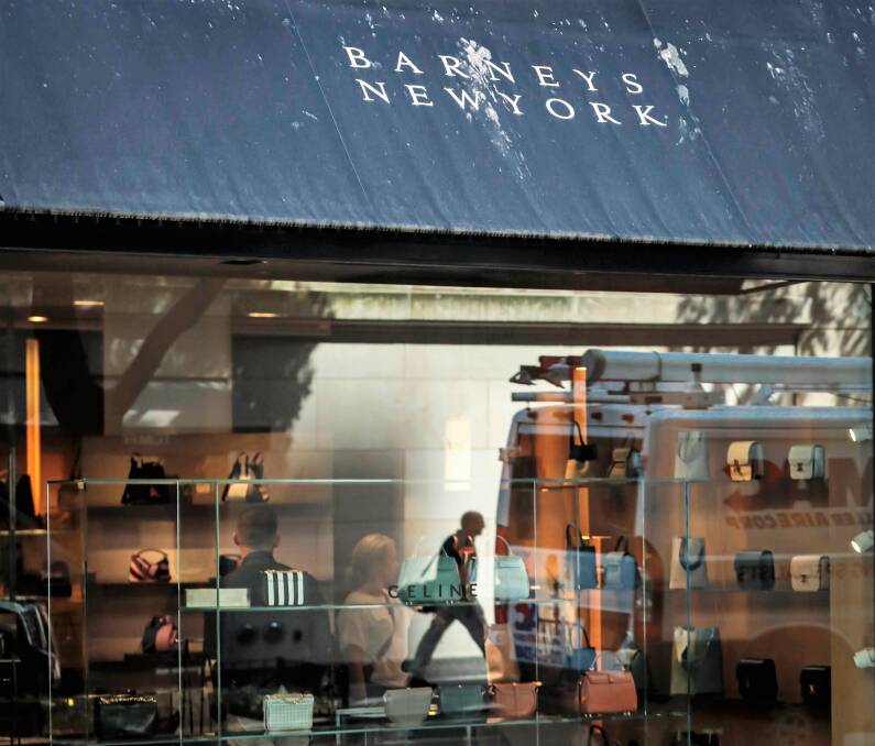 END FOR FASHION ICON?: Luxury American fashion retail chain, Barneys New York, has gone into bankruptcy adding to the bleak picture for retailers of high-quality woollen garments. 