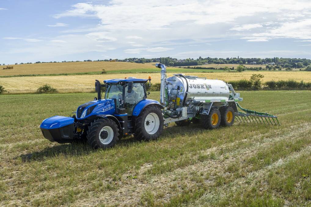 METHANE MUSCLE: New Holland's methane-powered T6 tractor will be launched onto the commercial market this year. 