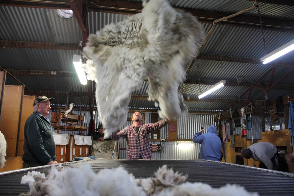 UP IN THE AIR: Wool prices have been relatively unchanged in the past month and low pass in rates mean growers are happily selling.
