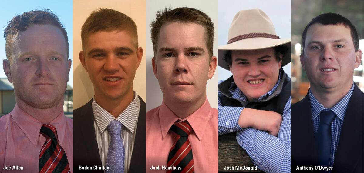 NATIONAL FINALISTS: Seven of the country's best young agents will compete in the national ALPA Young Auctioneer Competition.